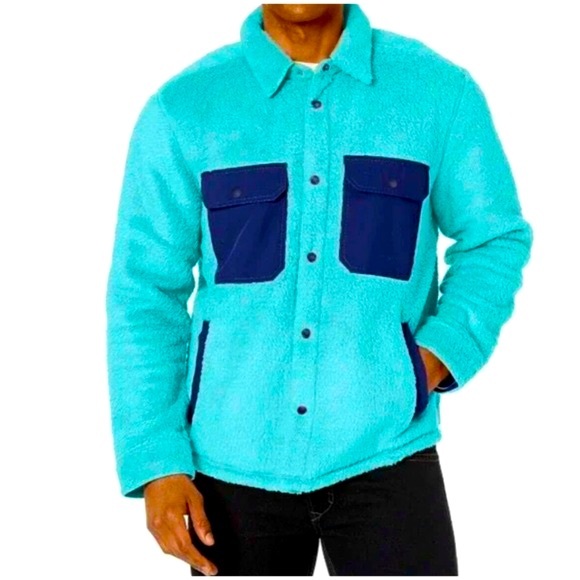 Outerknown Skyline Fleece Shirt Jacket XL NWT - Picture 2 of 11